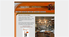 Desktop Screenshot of fannysbistro.com